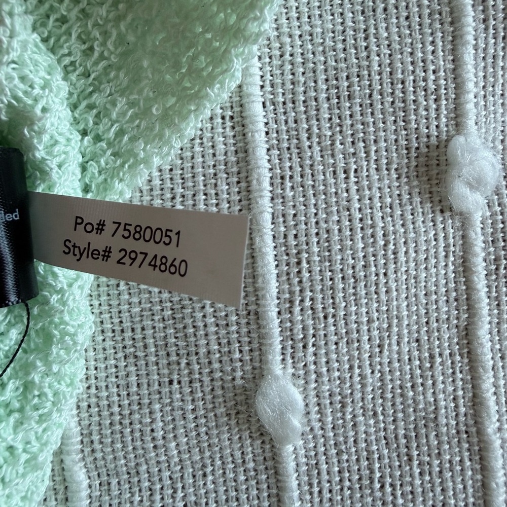 Boston Proper Light Green Textured Knit Top - Picture 10 of 16